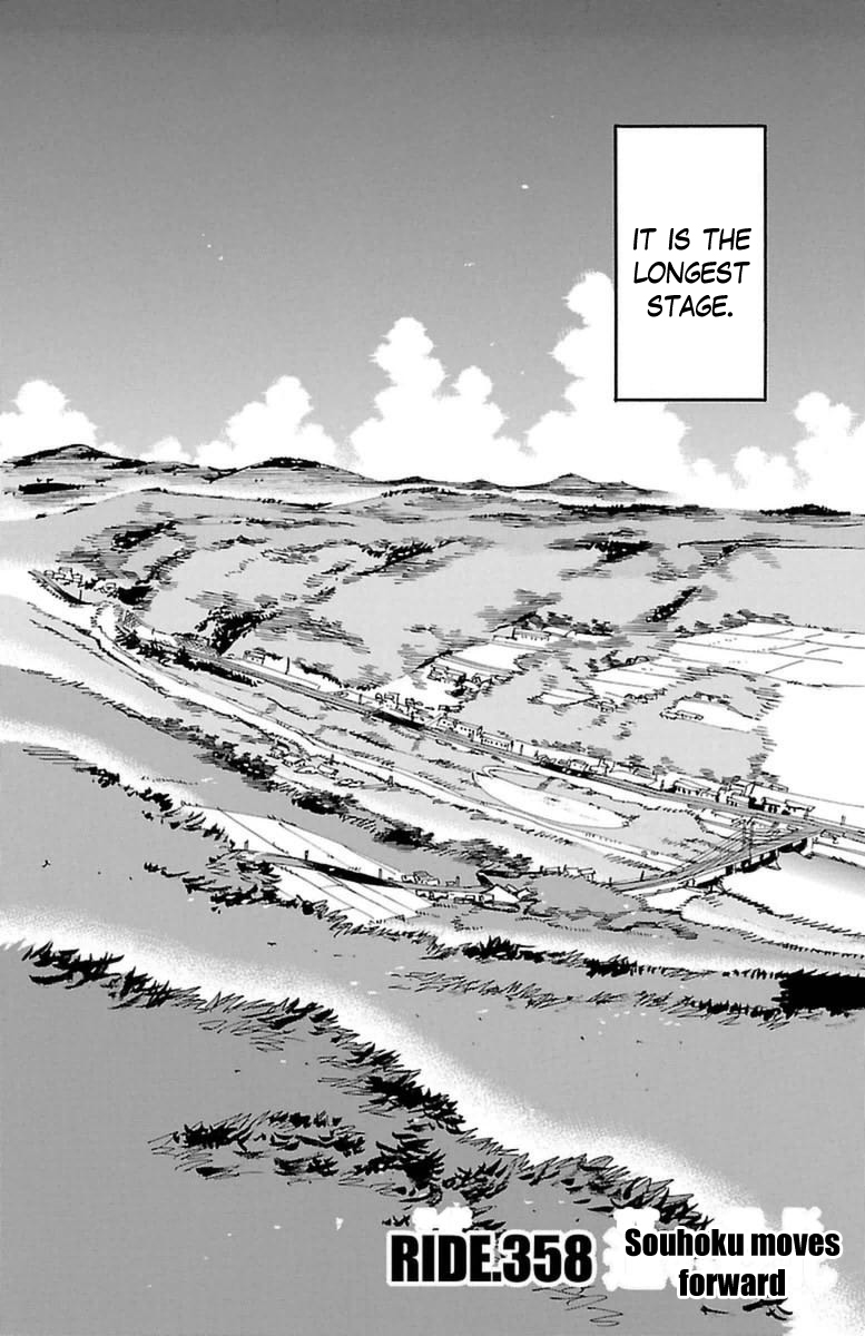 Yowamushi Pedal Chapter 358 page 4 - Chapter 358: Souhoku moves forward