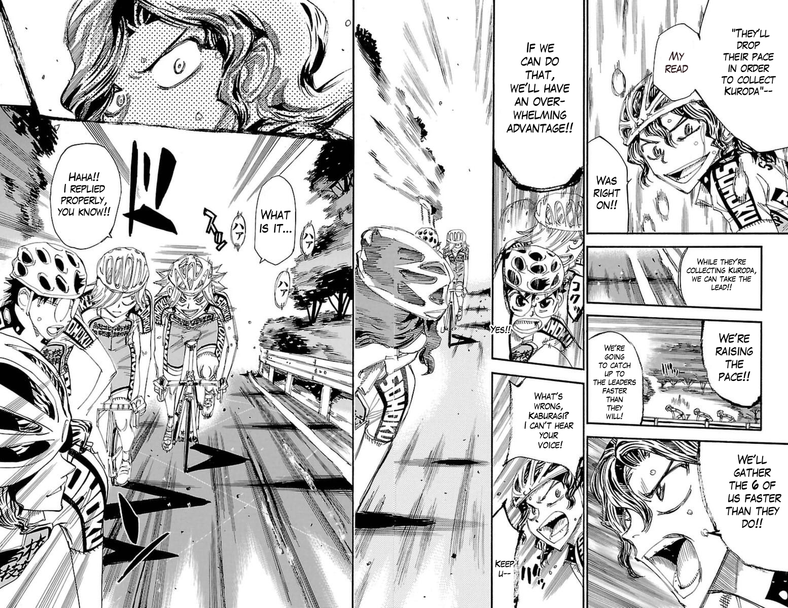 Yowamushi Pedal Chapter 358 page 6 - Chapter 358: Souhoku moves forward