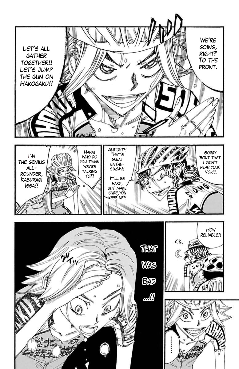Yowamushi Pedal Chapter 358 page 7 - Chapter 358: Souhoku moves forward