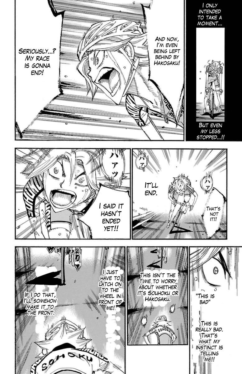 Yowamushi Pedal Chapter 359 page 10 - Chapter 359: Kaburagi's Struggle