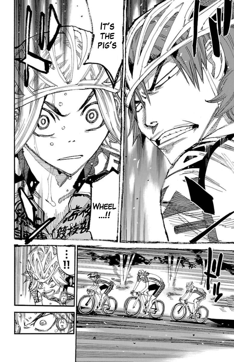 Yowamushi Pedal Chapter 359 page 12 - Chapter 359: Kaburagi's Struggle