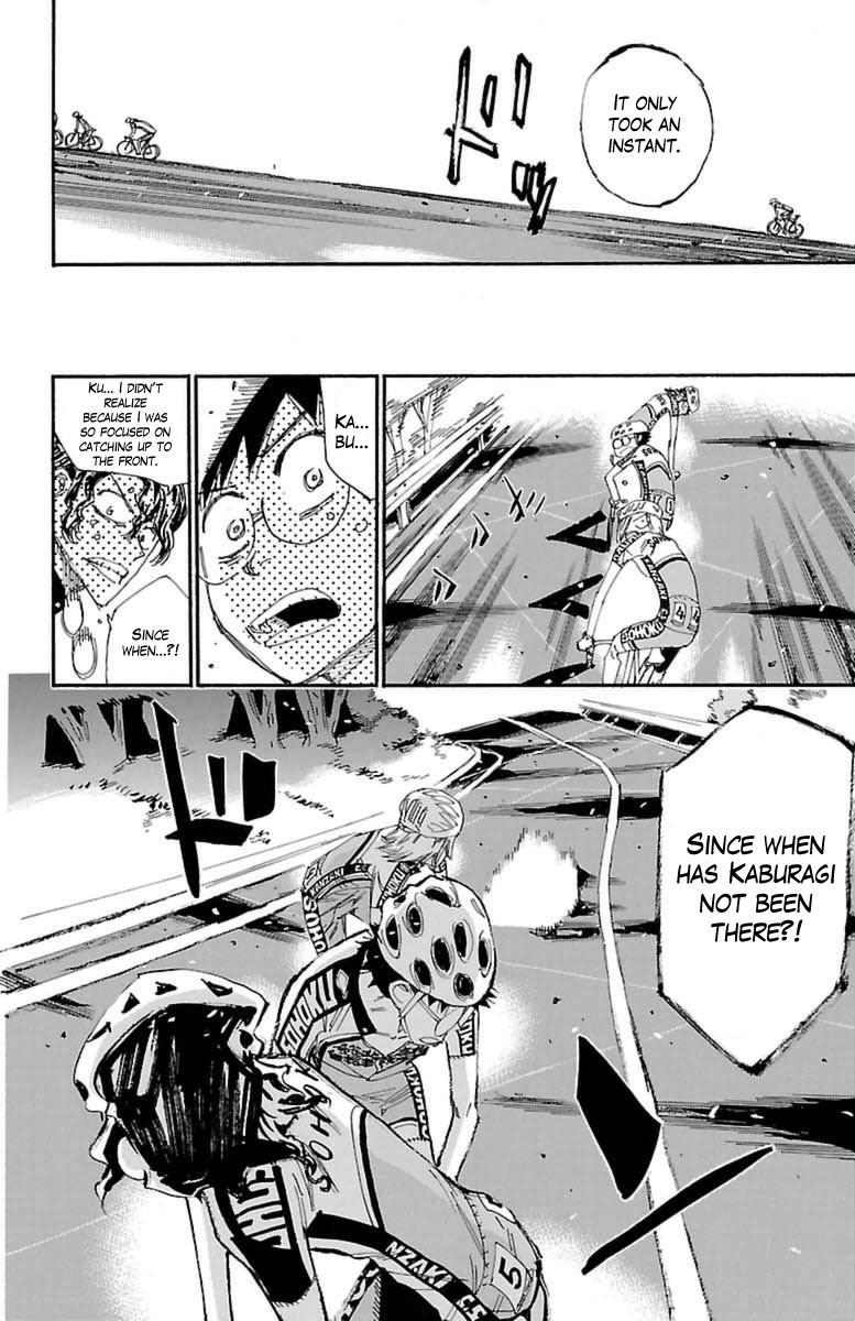 Yowamushi Pedal Chapter 359 page 17 - Chapter 359: Kaburagi's Struggle