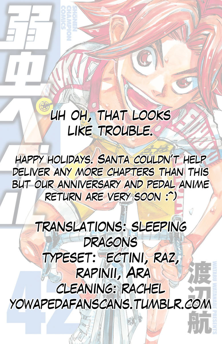 Yowamushi Pedal Chapter 359 page 18 - Chapter 359: Kaburagi's Struggle