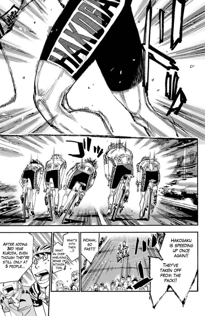 Yowamushi Pedal Chapter 359 page 3 - Chapter 359: Kaburagi's Struggle