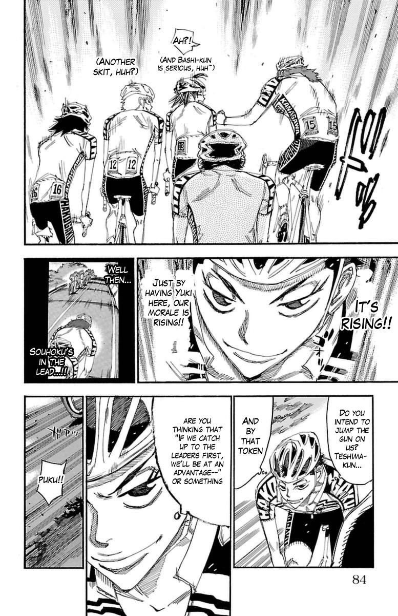 Yowamushi Pedal Chapter 359 page 5 - Chapter 359: Kaburagi's Struggle