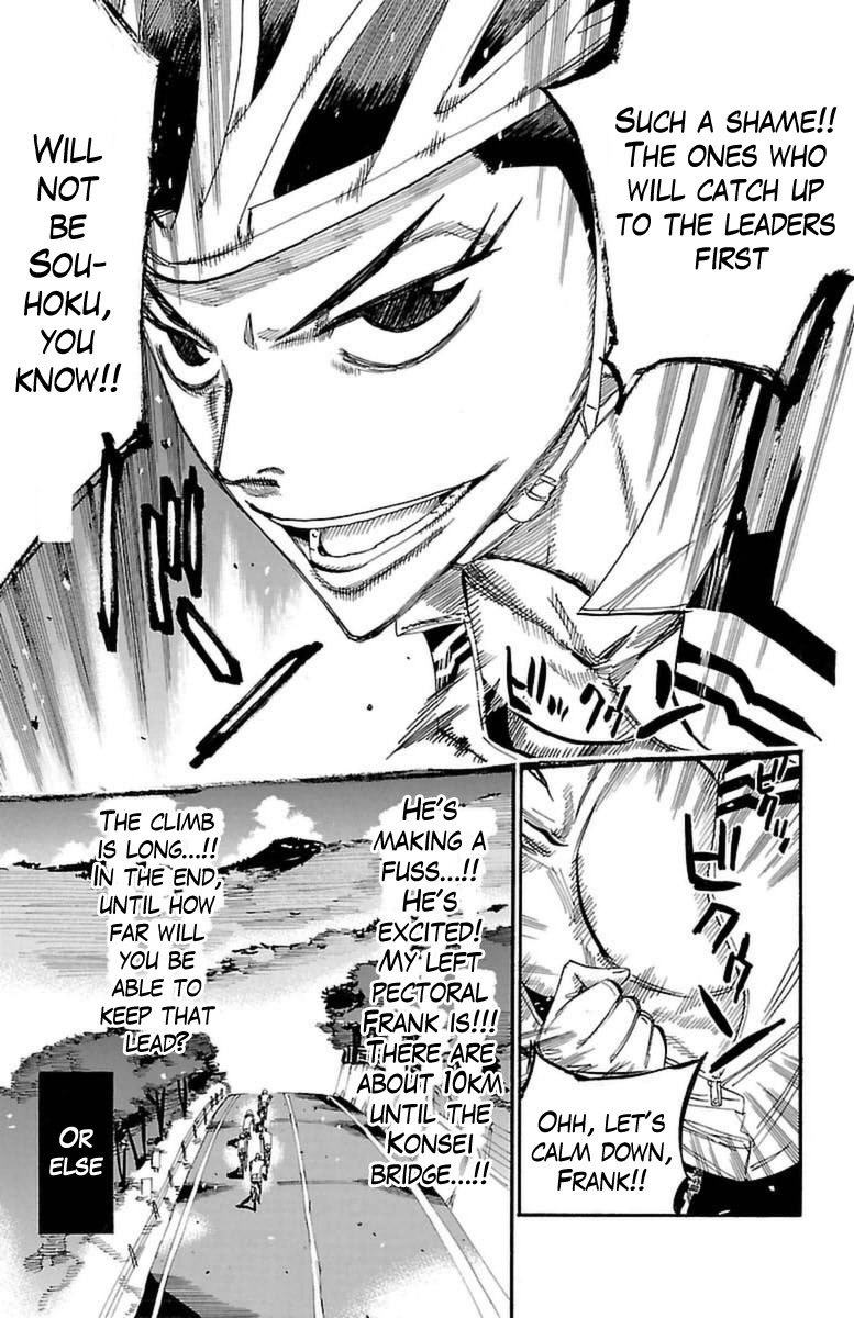 Yowamushi Pedal Chapter 359 page 6 - Chapter 359: Kaburagi's Struggle