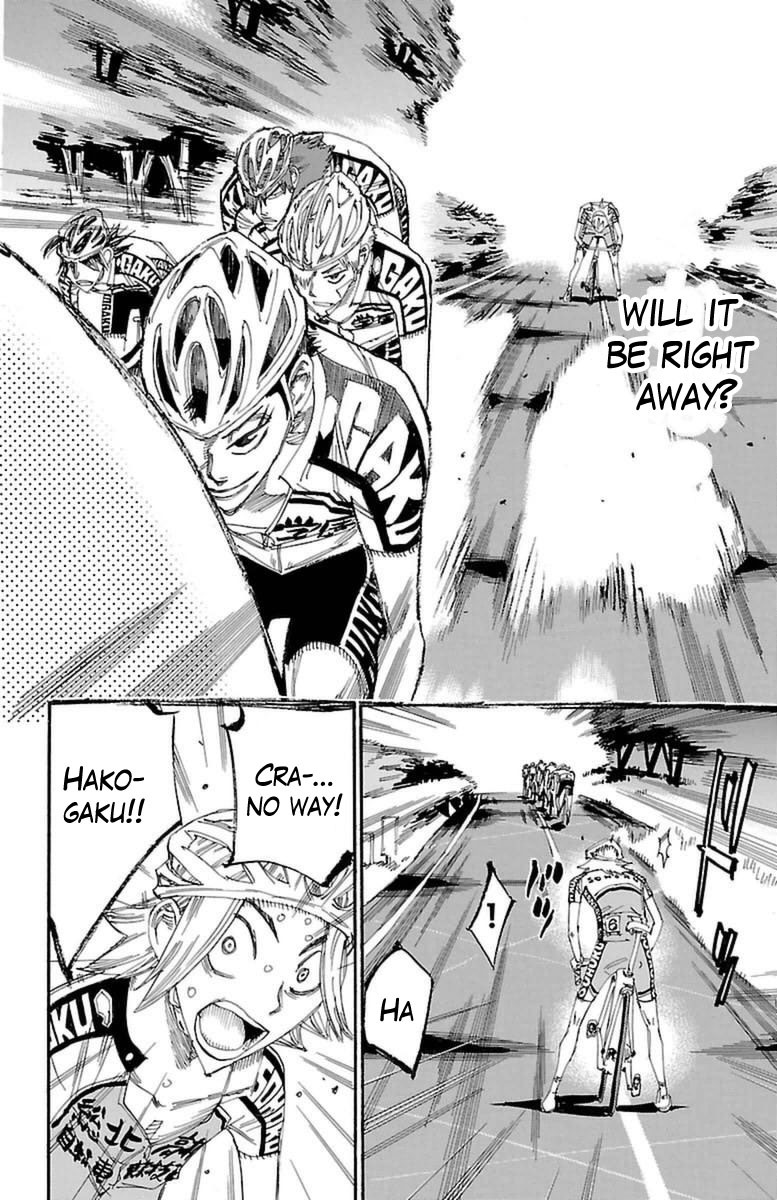 Yowamushi Pedal Chapter 359 page 8 - Chapter 359: Kaburagi's Struggle