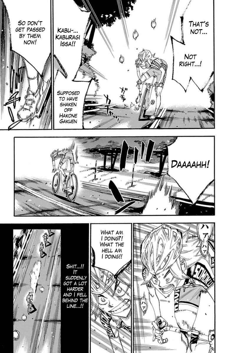 Yowamushi Pedal Chapter 359 page 9 - Chapter 359: Kaburagi's Struggle