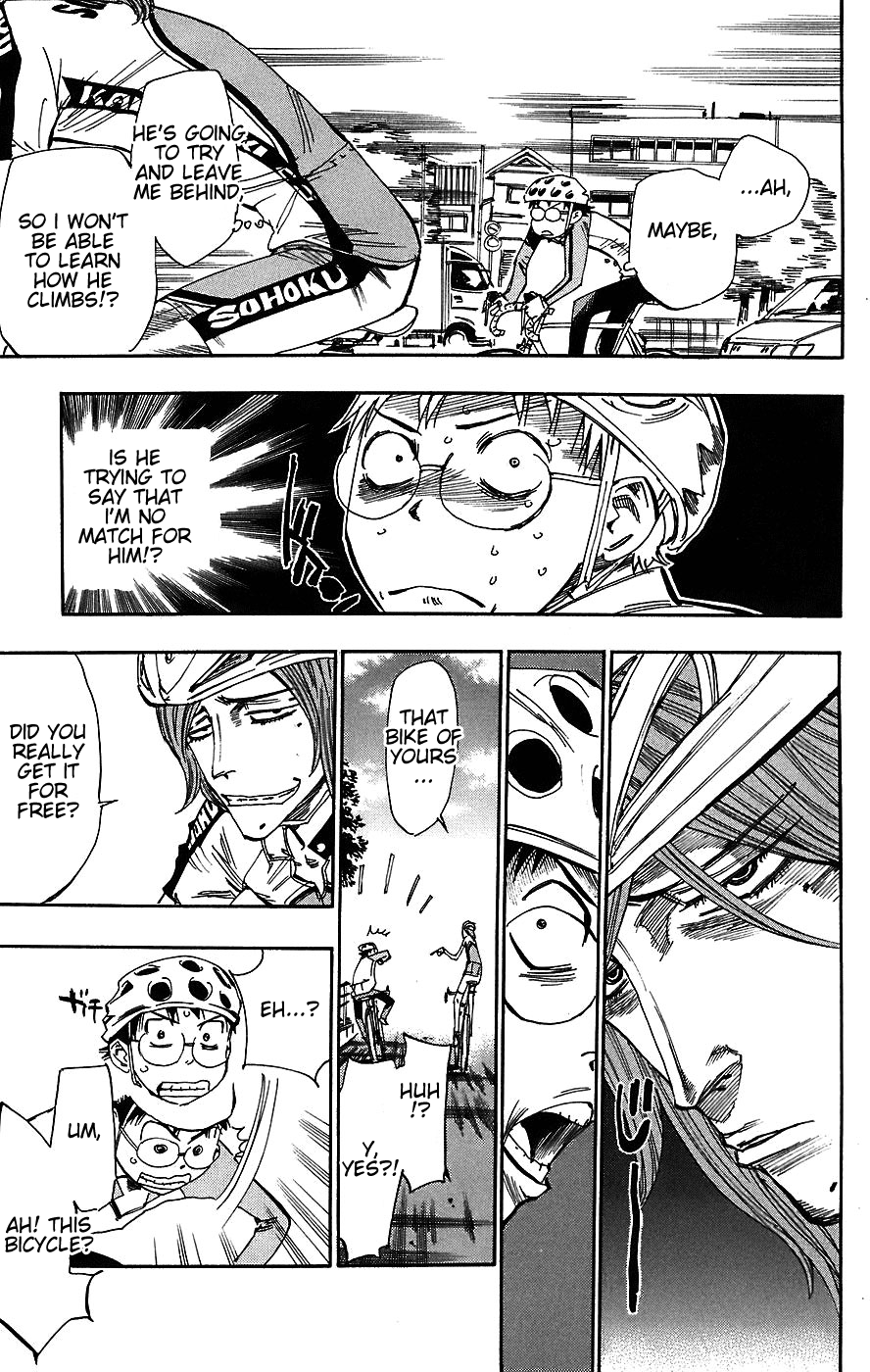 Yowamushi Pedal Chapter 36 page 13 - Chapter 36: The Peak Spider
