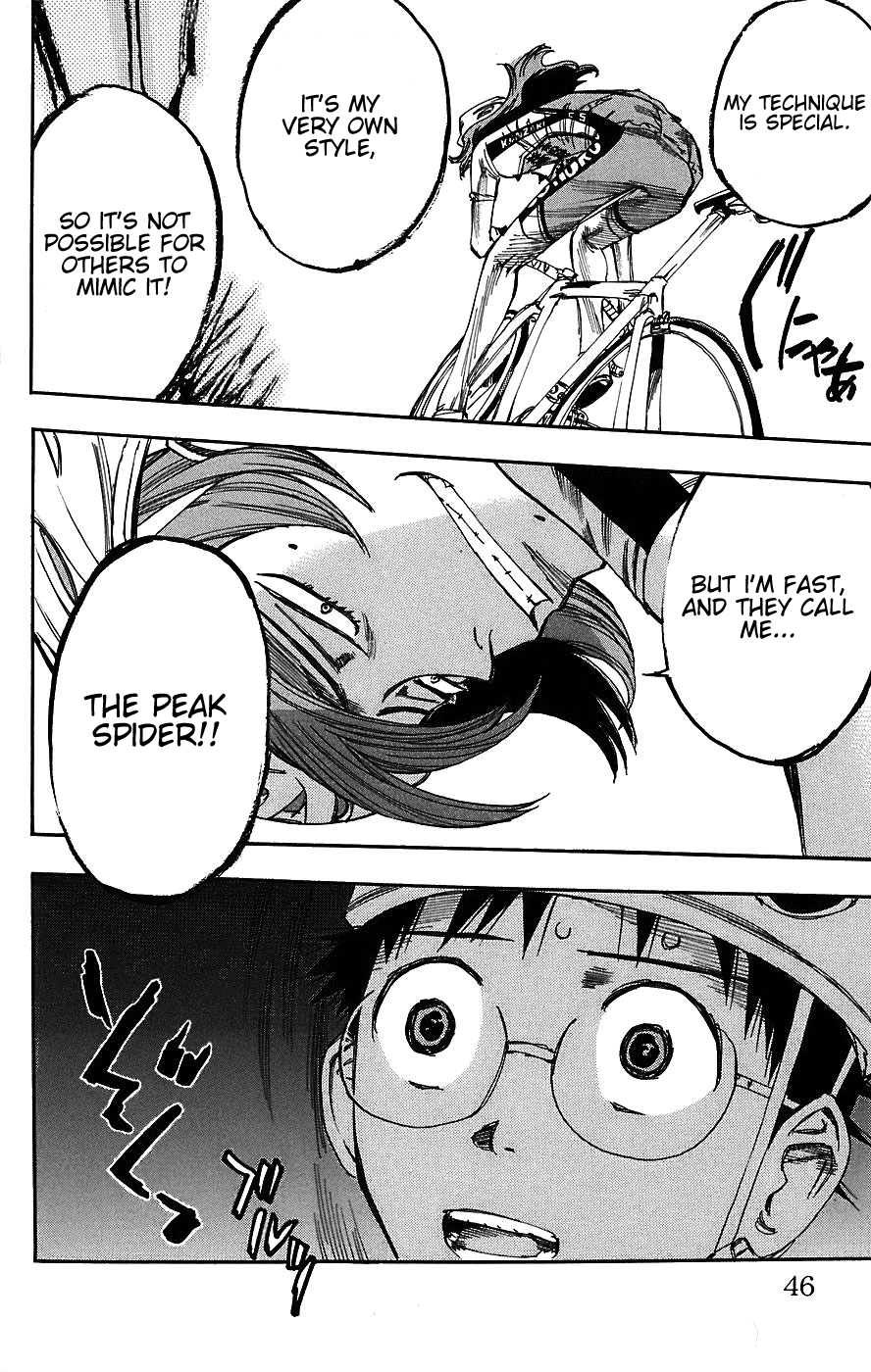 Yowamushi Pedal Chapter 36 page 20 - Chapter 36: The Peak Spider