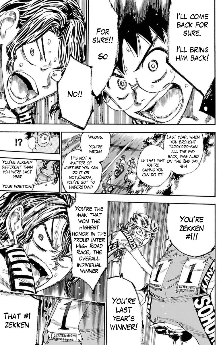 Yowamushi Pedal Chapter 360 page 10 - Chapter 360: Teshima and onoda