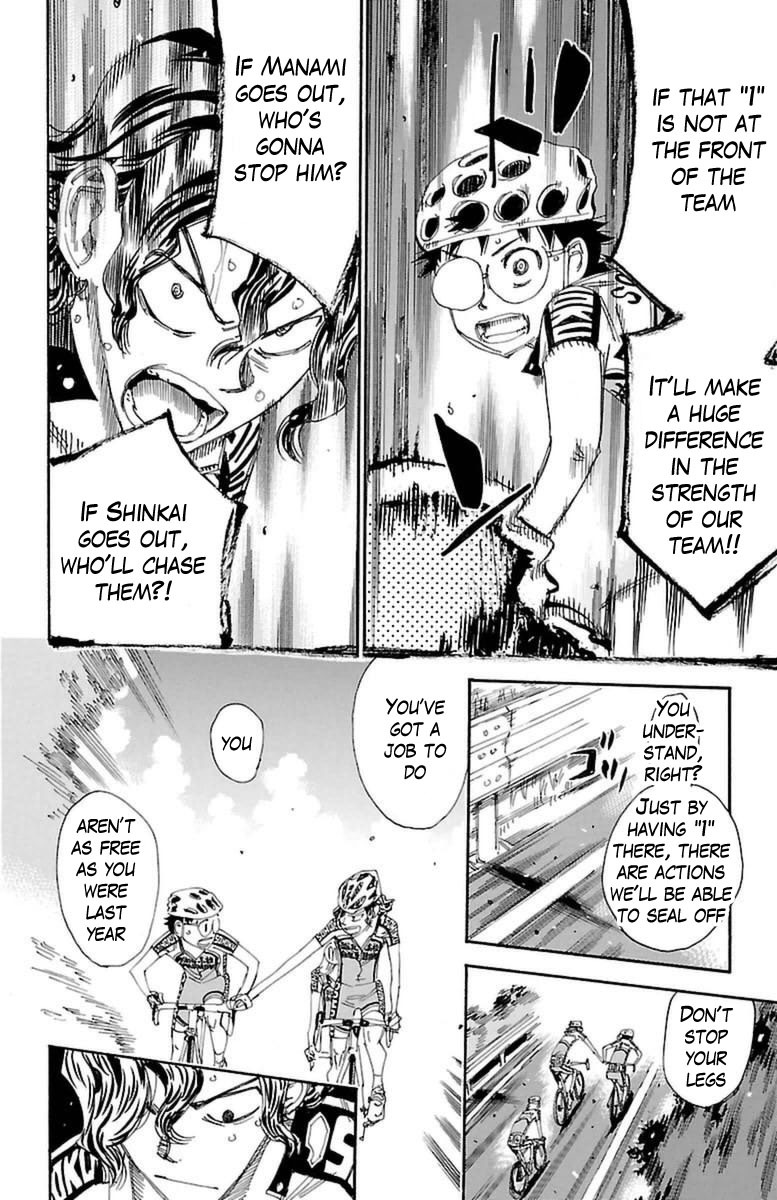 Yowamushi Pedal Chapter 360 page 11 - Chapter 360: Teshima and onoda