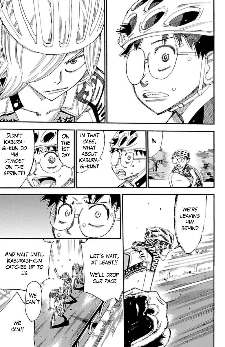 Yowamushi Pedal Chapter 360 page 12 - Chapter 360: Teshima and onoda