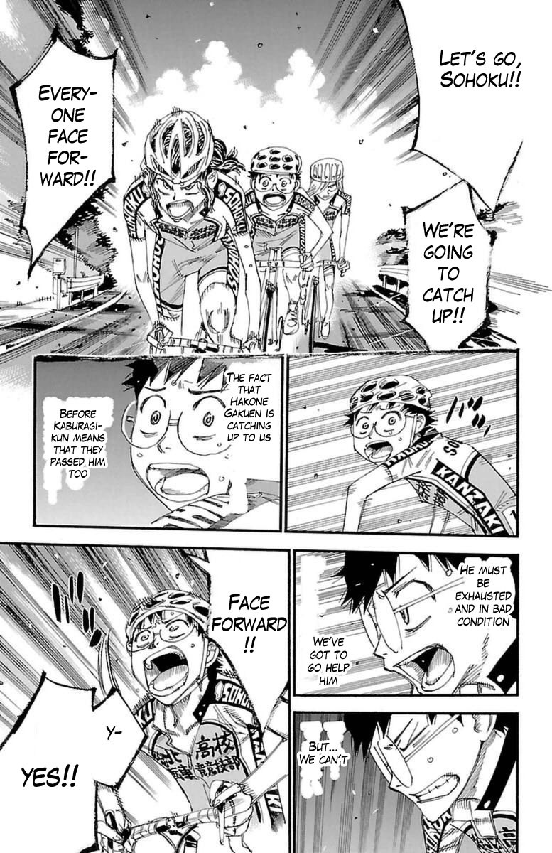 Yowamushi Pedal Chapter 360 page 15 - Chapter 360: Teshima and onoda