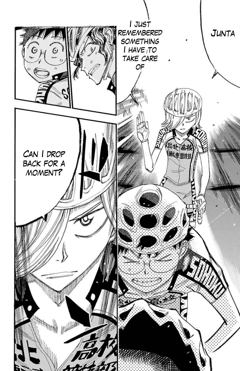 Yowamushi Pedal Chapter 360 page 16 - Chapter 360: Teshima and onoda