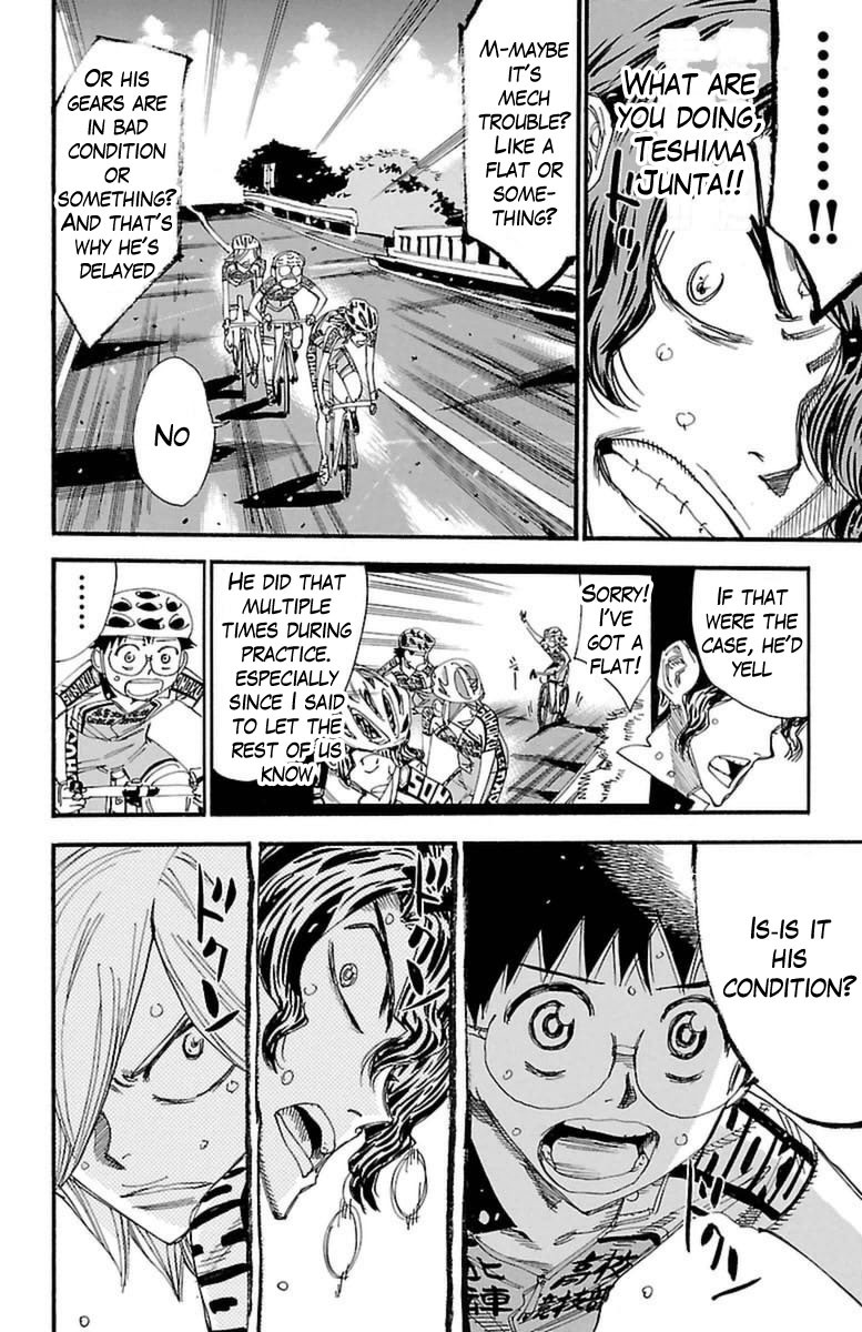 Yowamushi Pedal Chapter 360 page 2 - Chapter 360: Teshima and onoda