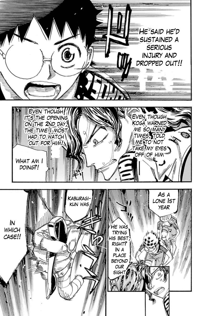 Yowamushi Pedal Chapter 360 page 6 - Chapter 360: Teshima and onoda