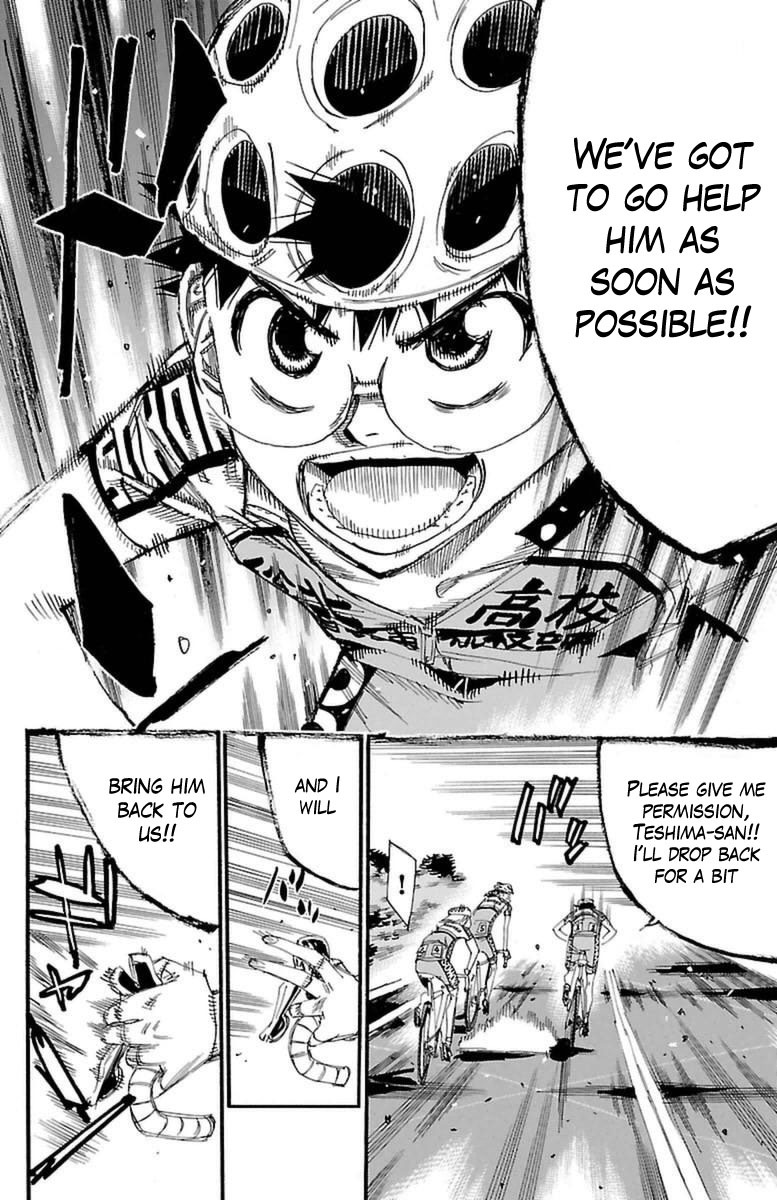 Yowamushi Pedal Chapter 360 page 7 - Chapter 360: Teshima and onoda