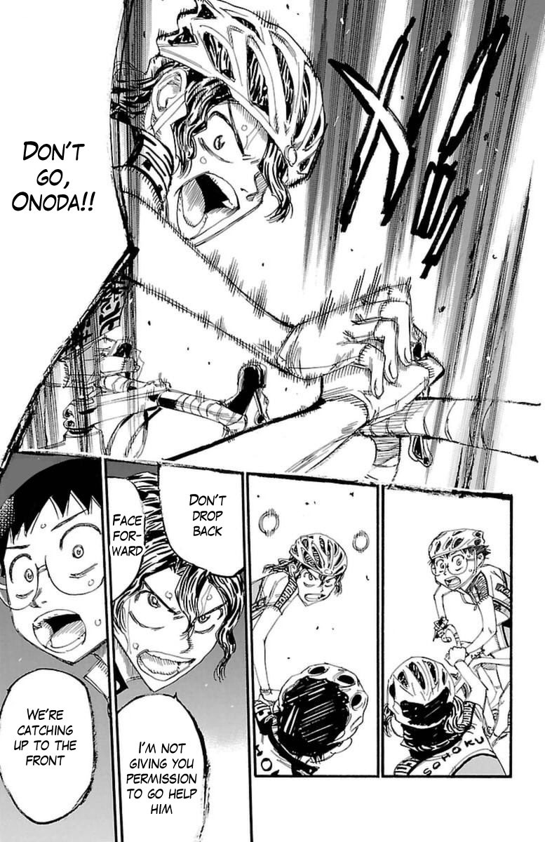 Yowamushi Pedal Chapter 360 page 8 - Chapter 360: Teshima and onoda