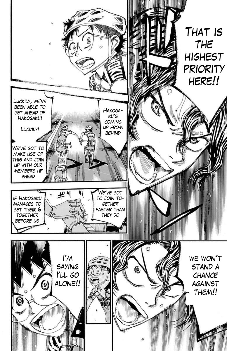 Yowamushi Pedal Chapter 360 page 9 - Chapter 360: Teshima and onoda