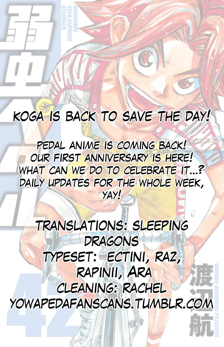 Yowamushi Pedal Chapter 361 page 18 - Chapter 361: The Final Decision