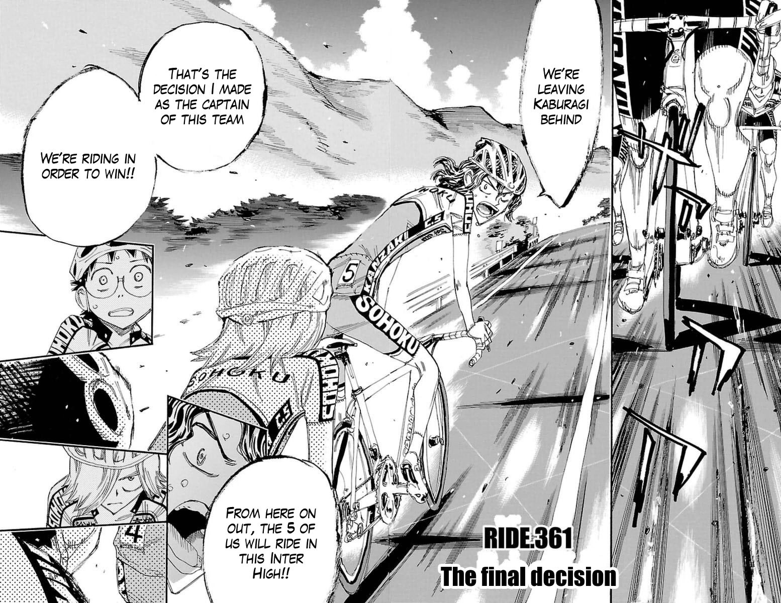 Yowamushi Pedal Chapter 361 page 2 - Chapter 361: The Final Decision