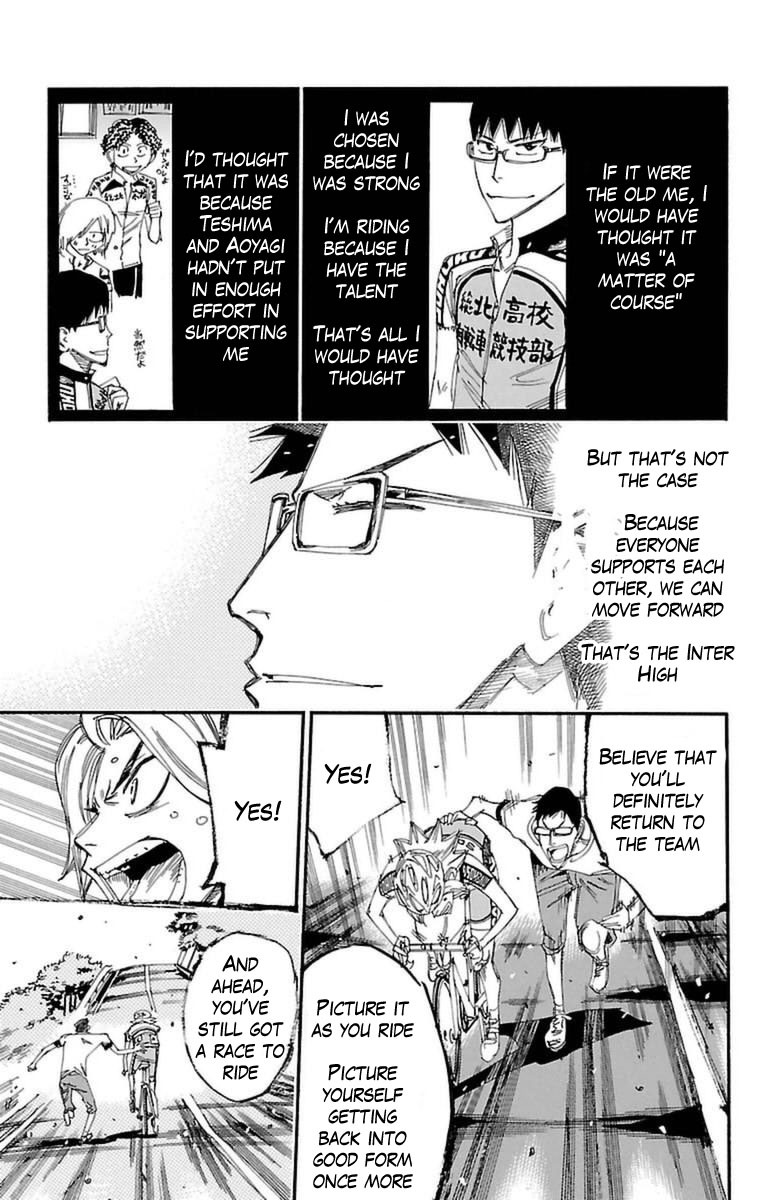 Yowamushi Pedal Chapter 362 page 12 - Chapter 362: Koga's Yell!!