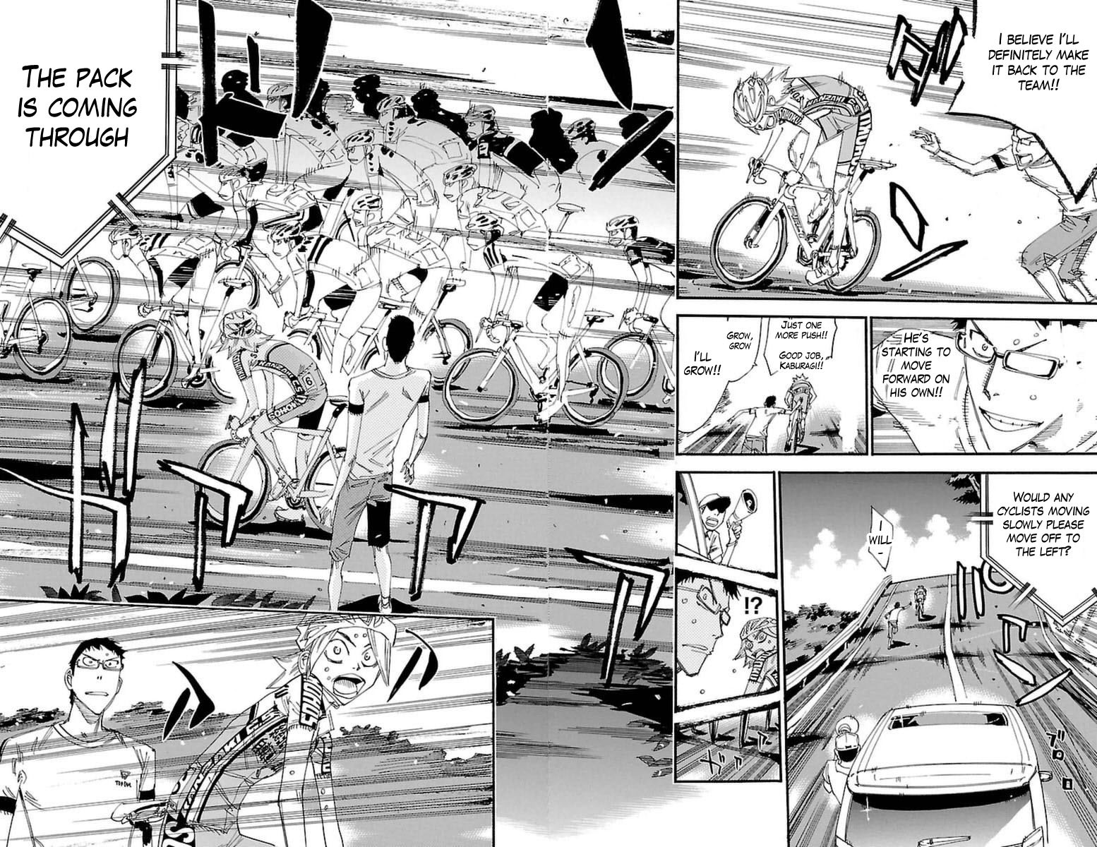 Yowamushi Pedal Chapter 362 page 14 - Chapter 362: Koga's Yell!!