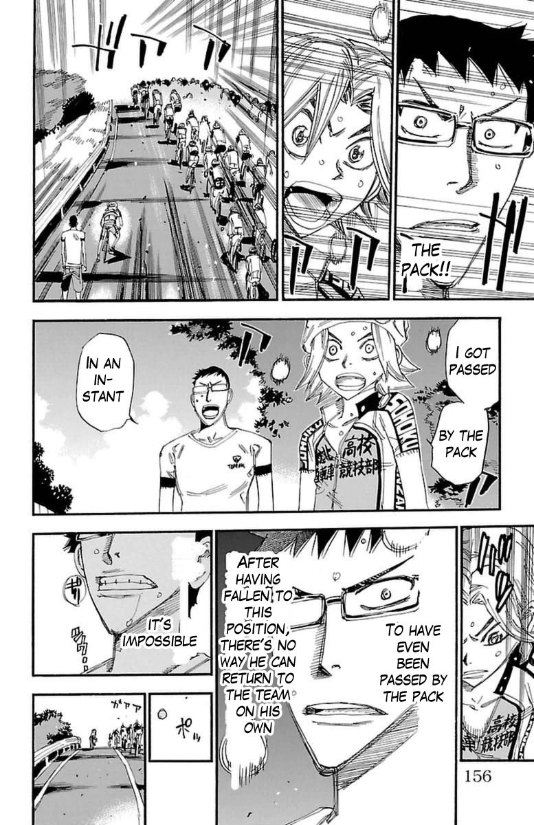 Yowamushi Pedal Chapter 362 page 15 - Chapter 362: Koga's Yell!!