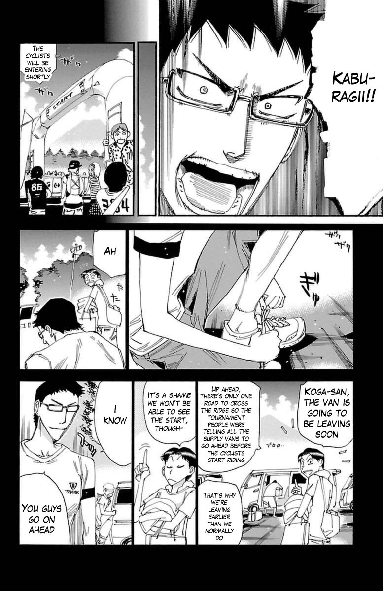 Yowamushi Pedal Chapter 362 page 5 - Chapter 362: Koga's Yell!!