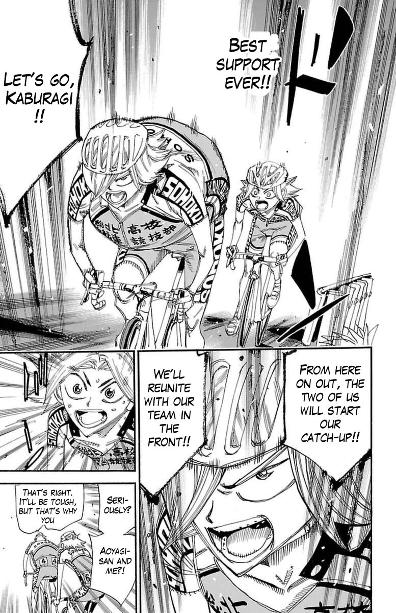 Yowamushi Pedal Chapter 363 page 10 - Chapter 363: The Baton of Hope