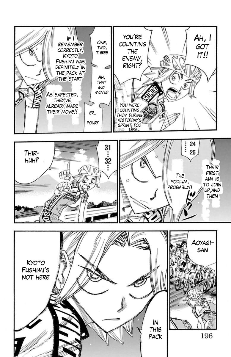Yowamushi Pedal Chapter 364 page 10 - Chapter 364: The Two Who Can't Advance