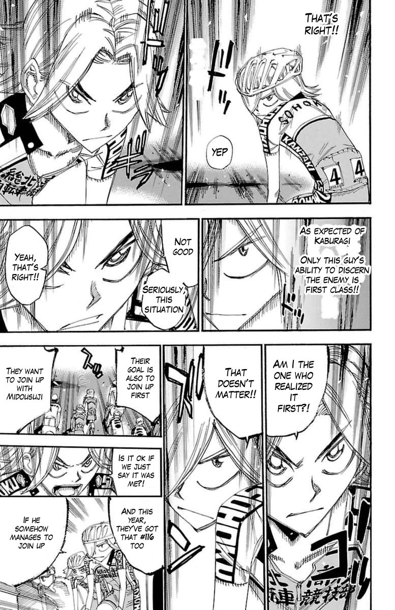 Yowamushi Pedal Chapter 364 page 11 - Chapter 364: The Two Who Can't Advance