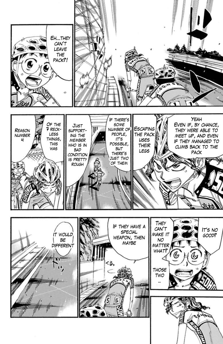 Yowamushi Pedal Chapter 364 page 15 - Chapter 364: The Two Who Can't Advance