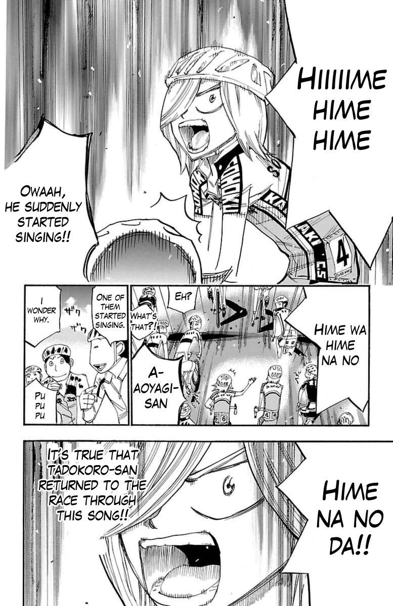 Yowamushi Pedal Chapter 365 page 13 - Chapter 365: Ani-Song