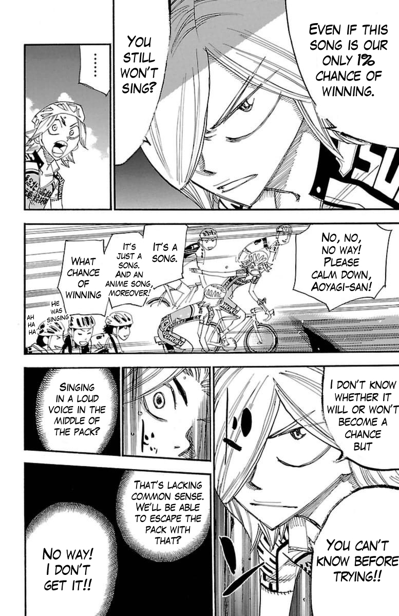 Yowamushi Pedal Chapter 365 page 15 - Chapter 365: Ani-Song