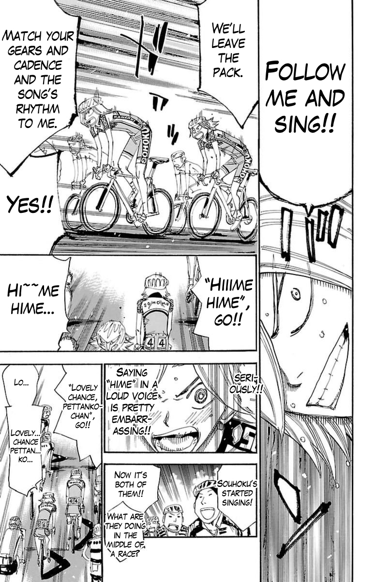Yowamushi Pedal Chapter 365 page 18 - Chapter 365: Ani-Song