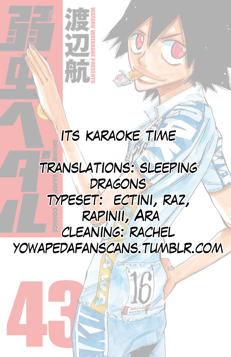 Yowamushi Pedal Chapter 365 page 28 - Chapter 365: Ani-Song