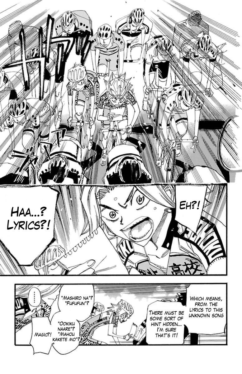 Yowamushi Pedal Chapter 365 page 4 - Chapter 365: Ani-Song