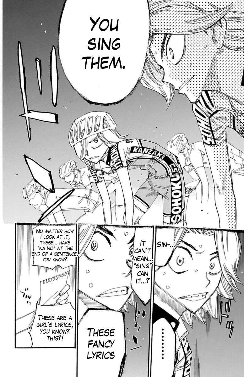 Yowamushi Pedal Chapter 365 page 7 - Chapter 365: Ani-Song