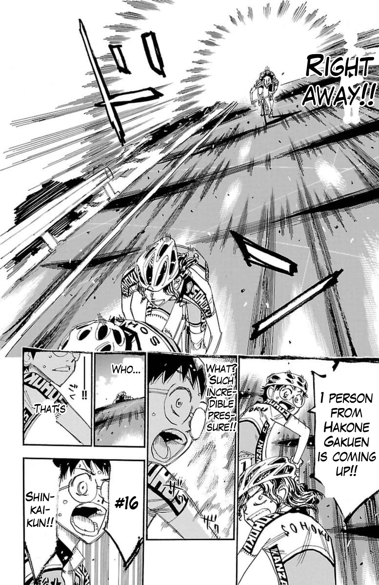 Yowamushi Pedal Chapter 366 page 10 - Chapter 366: #16, Shinkai Yuuto