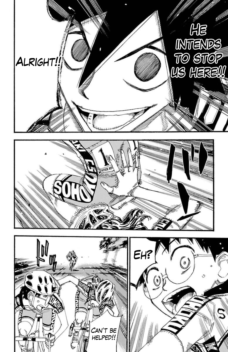 Yowamushi Pedal Chapter 366 page 12 - Chapter 366: #16, Shinkai Yuuto