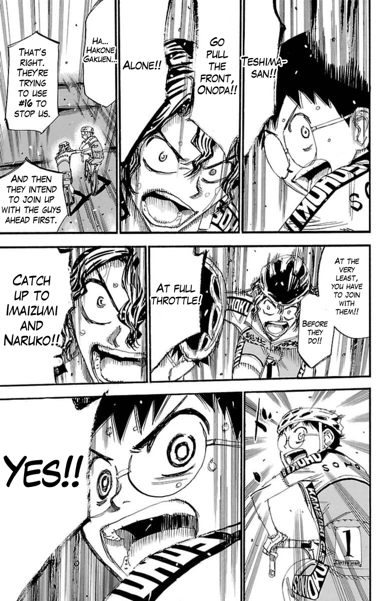 Yowamushi Pedal Chapter 366 page 13 - Chapter 366: #16, Shinkai Yuuto