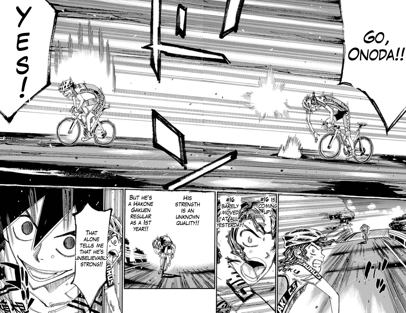 Yowamushi Pedal Chapter 366 page 14 - Chapter 366: #16, Shinkai Yuuto
