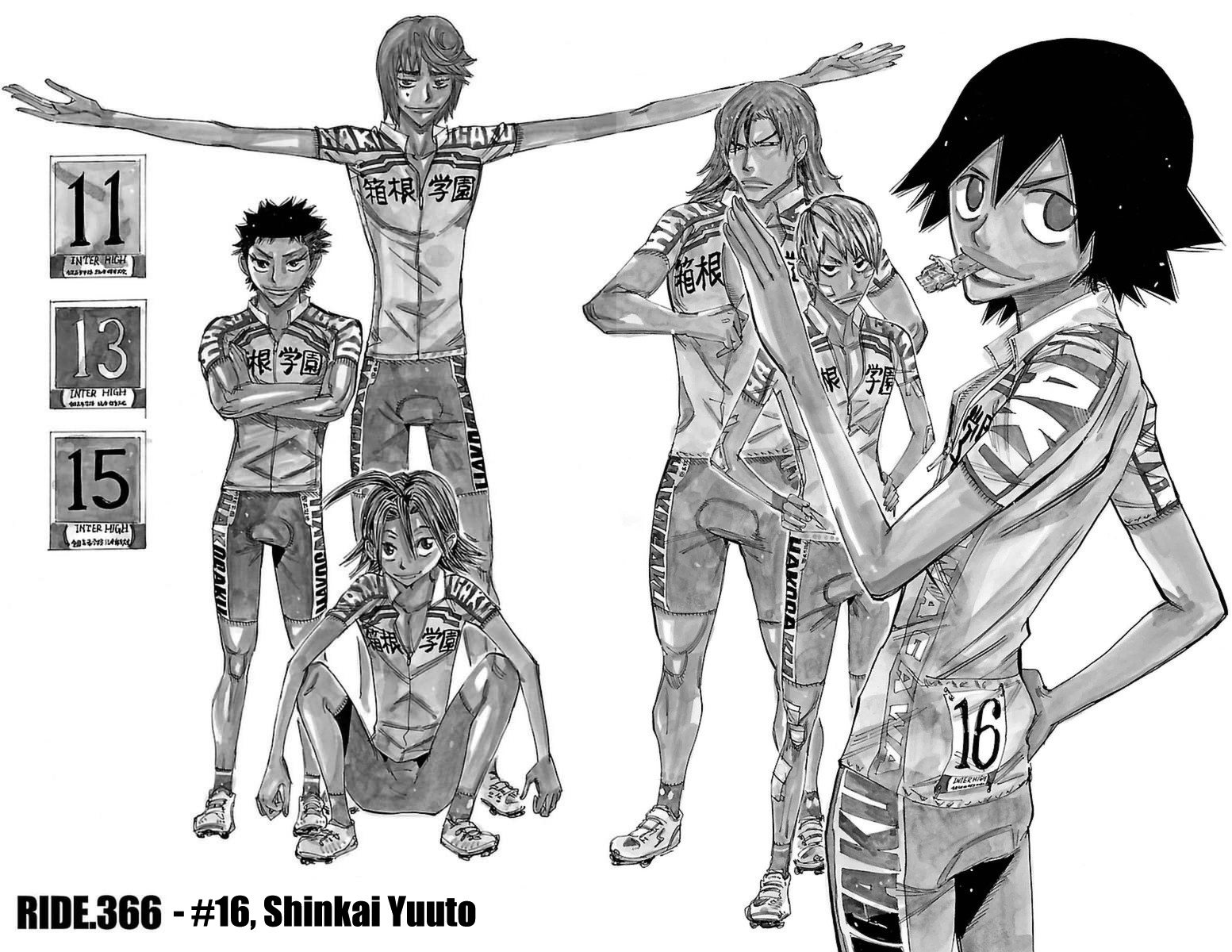 Yowamushi Pedal Chapter 366 page 2 - Chapter 366: #16, Shinkai Yuuto