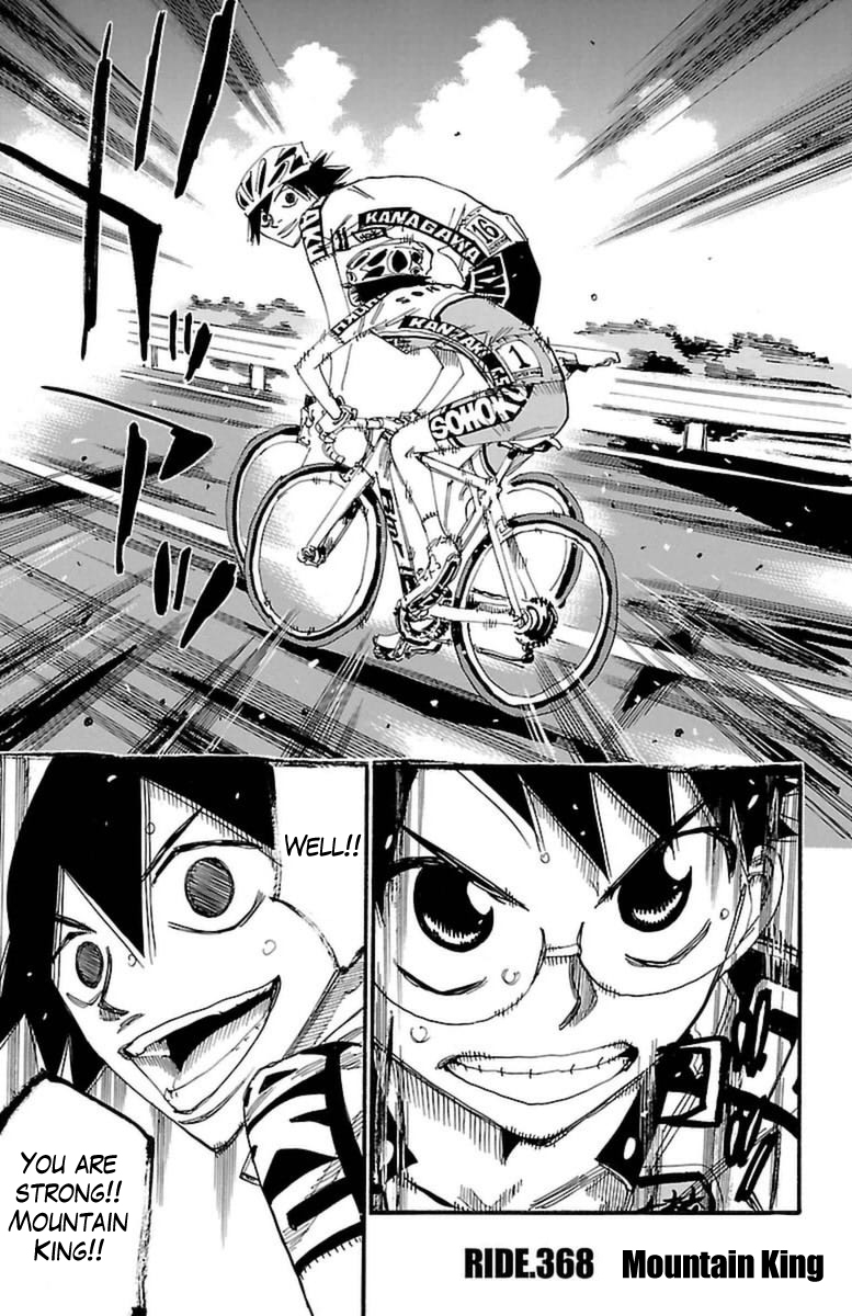 Yowamushi Pedal Chapter 368 page 1 - Chapter 368: Mountain king