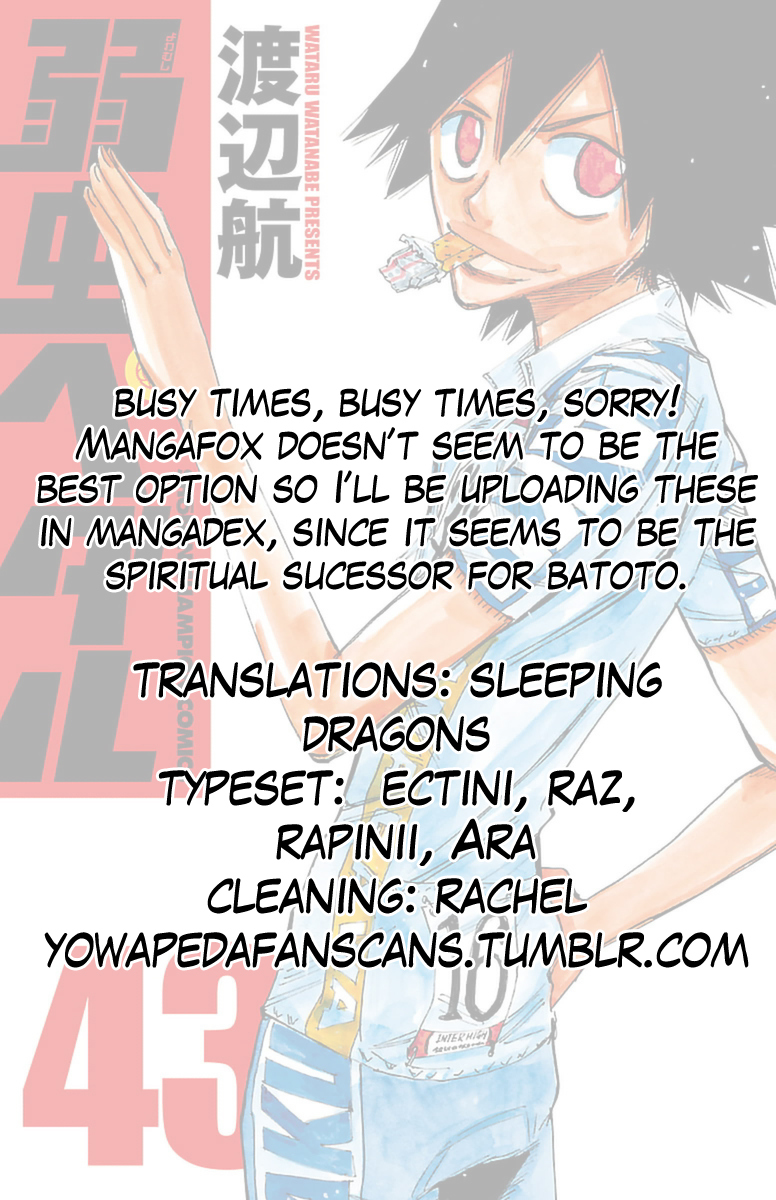 Yowamushi Pedal Chapter 369 page 20 - Chapter 369: Battle to join up