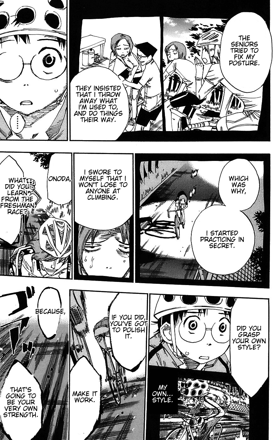 Yowamushi Pedal Chapter 37 page 16 - Chapter 37: Makishima