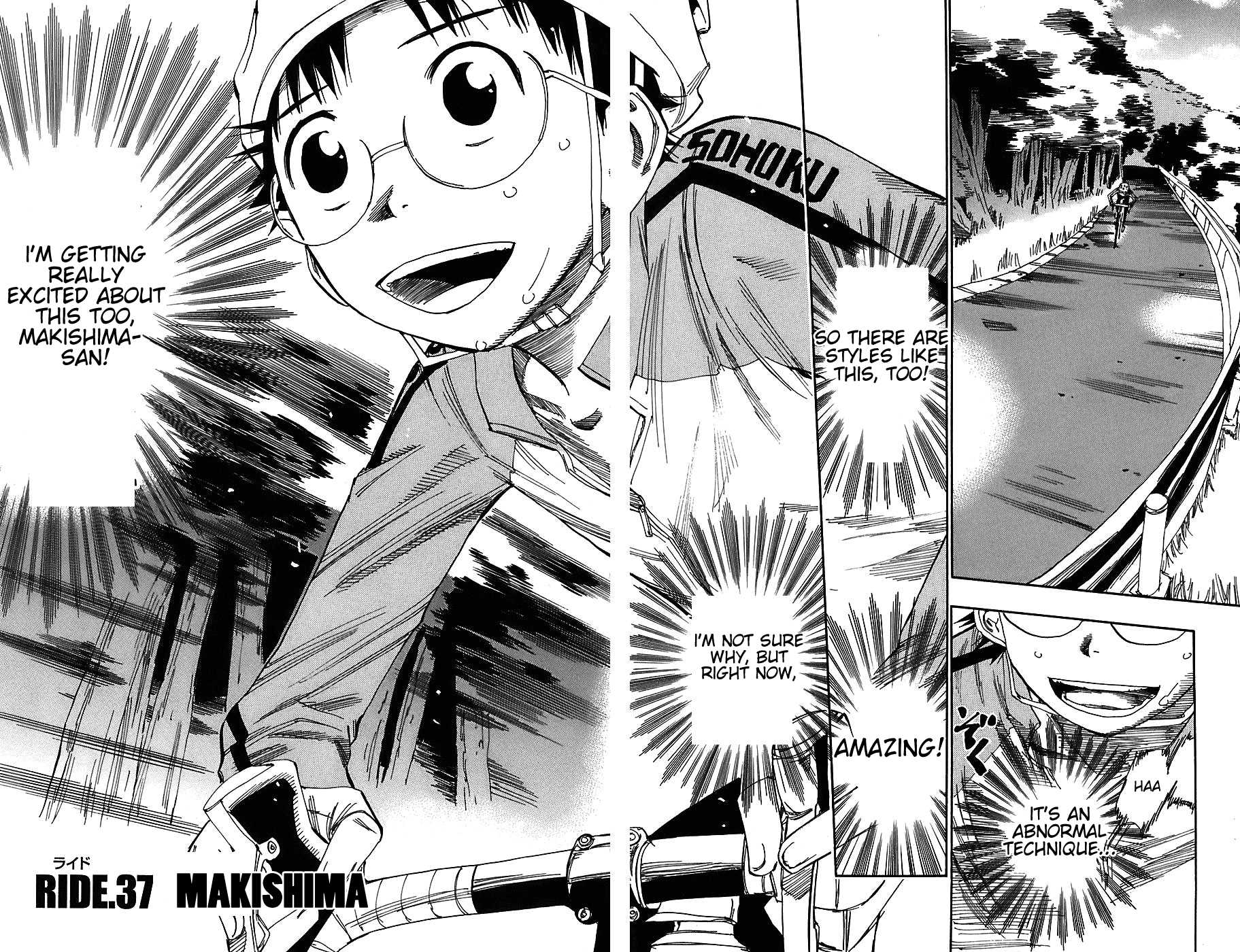 Yowamushi Pedal Chapter 37 page 4 - Chapter 37: Makishima