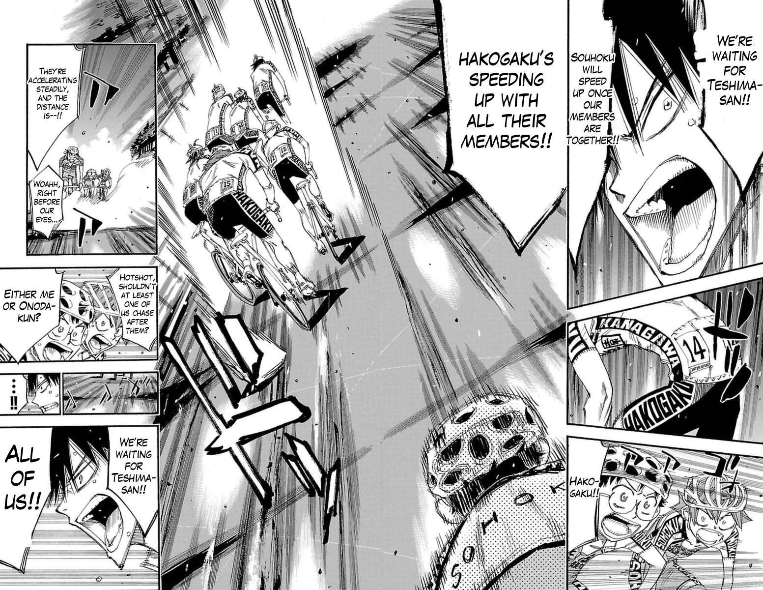 Yowamushi Pedal Chapter 370 page 15 - Chapter 370: Souhoku's 3